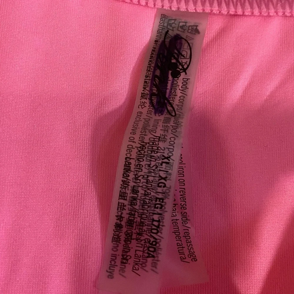 New! Frankie's Bikinis x Pink rosemary Tie Bikini Bottom 1524